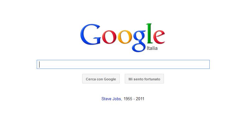 Google ricorda Steve Jobs