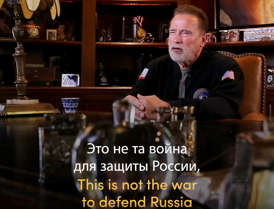 Arnold Schwarzenegger sulla guerra in Ucraina: il video-messaggio per il popolo russo